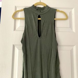 Olive Green Mock Neck Bodysuit 💚